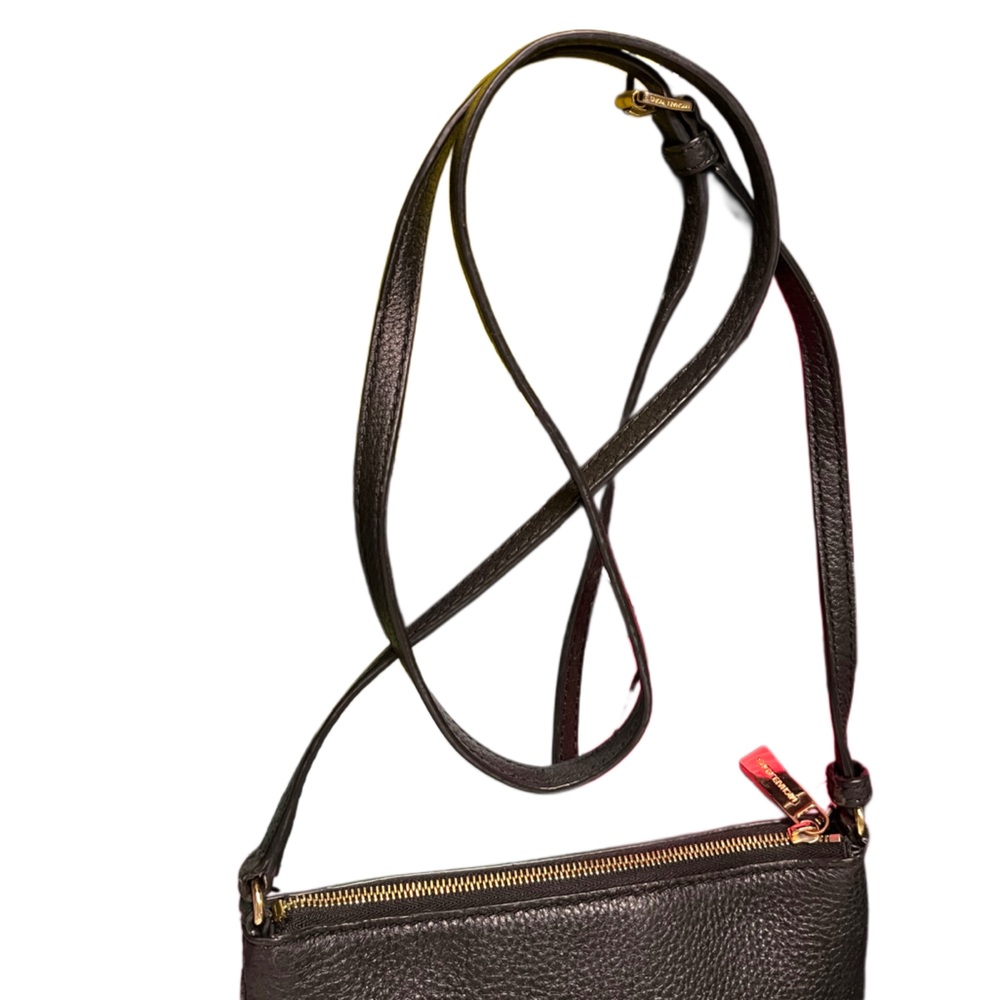 Michael Kors pebbled Faux Leather Black Crossbody Bag GUC - Picture 11 of 16